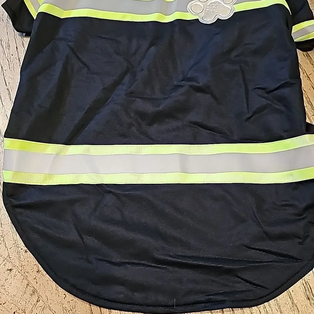 XL firefighter dog costume with hat NWOT